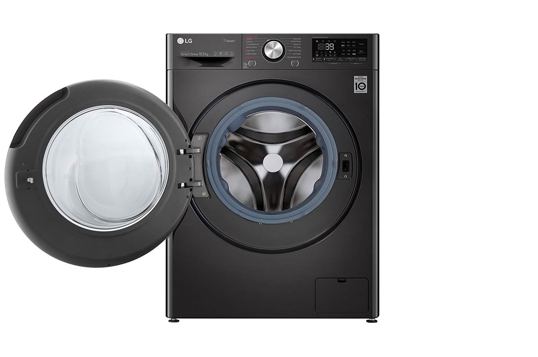 LG 10.5kg Front Load Washing Machine, AI DD, TurboWash 360˚, Black Steel Color, WV9142BRP, thumbnail 15