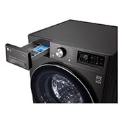 LG 10.5kg Front Load Washing Machine, AI DD, TurboWash 360˚, Black Steel Color, WV9142BRP, thumbnail 5