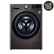 LG 10.5kg Front Load Washing Machine, AI DD, TurboWash 360˚, Black Steel Color, WV9142BRP, thumbnail 1