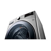 LG 18/10kg Front Load Washer Dryer, Silver Color, WDV1901SRV, thumbnail 11