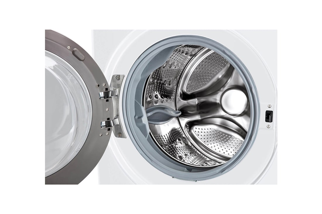 LG Washer & Dryer 18/10kg, Direct Drive, Steam, White Color, WDV1902WRV, thumbnail 5