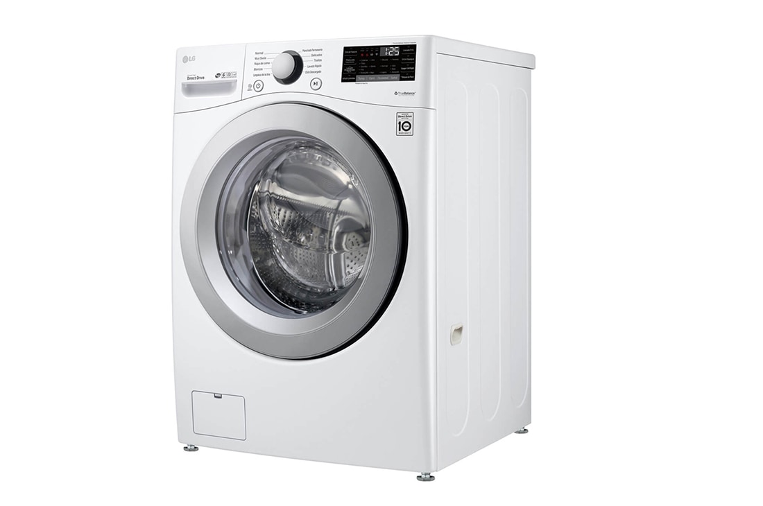 LG Washer & Dryer 18/10kg, Direct Drive, Steam, White Color, WDV1902WRV, thumbnail 9