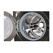 LG Washer & Dryer 20/12kg, Direct Drive, Steam, Black Steel, WDV2101BRV, thumbnail 5