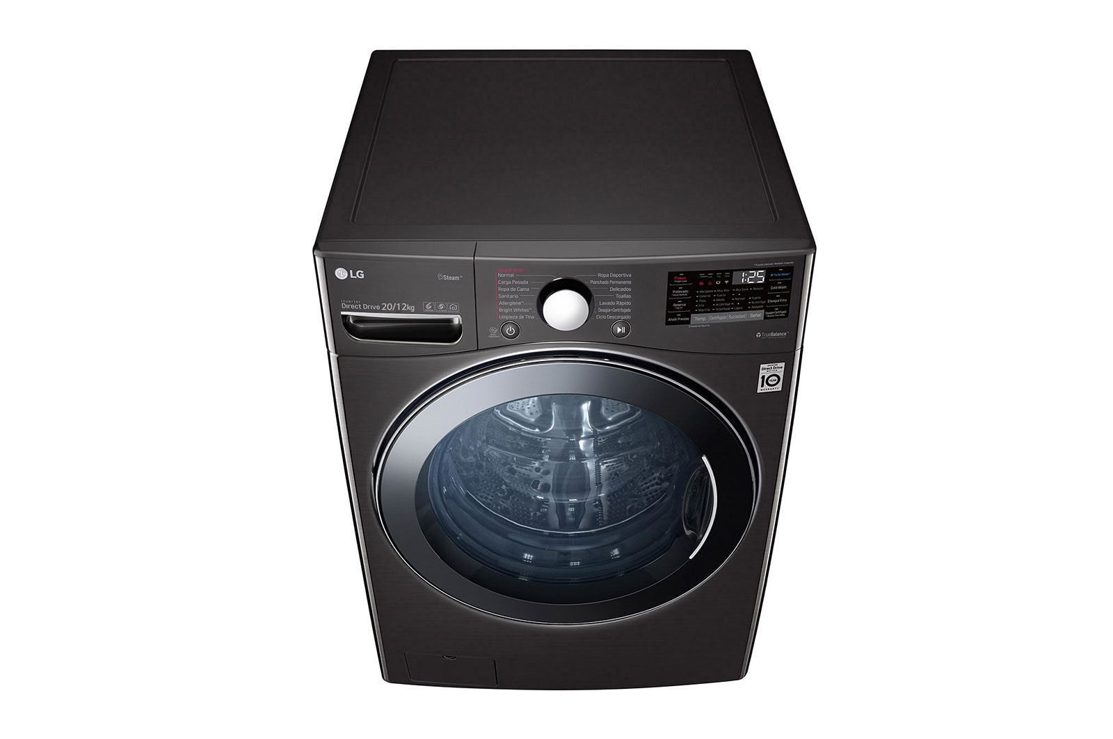 De showing in store lg washing machine