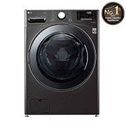LG Washer & Dryer 20/12kg, Direct Drive, Steam, Black Steel, WDV2101BRV, thumbnail 1