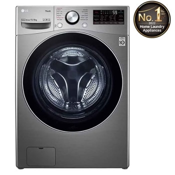 Washer & Dryer 15/8kg with AI Direct Drive, Steam, Silver Color1