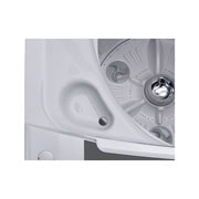 LG Top Load Washer, 13Kg,Silver,Inverter Control, TurboDrum™, T1499NEHTF1, thumbnail 7
