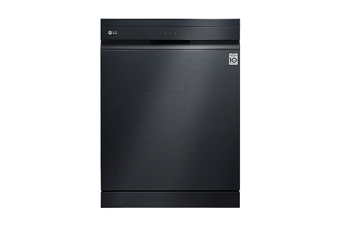 LG QuadWash™  Matte Black Steam Dishwasher, 14 Place Settings, EasyRack™ Plus, Inverter Direct Drive, ThinQ, DFB325HM, DFB325HM