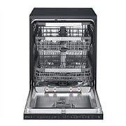 LG QuadWash™  Matte Black Steam Dishwasher, 14 Place Settings, EasyRack™ Plus, Inverter Direct Drive, ThinQ, DFB325HM, DFB325HM, thumbnail 2