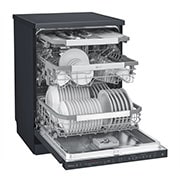 LG QuadWash™  Matte Black Steam Dishwasher, 14 Place Settings, EasyRack™ Plus, Inverter Direct Drive, ThinQ, DFB325HM, DFB325HM, thumbnail 5
