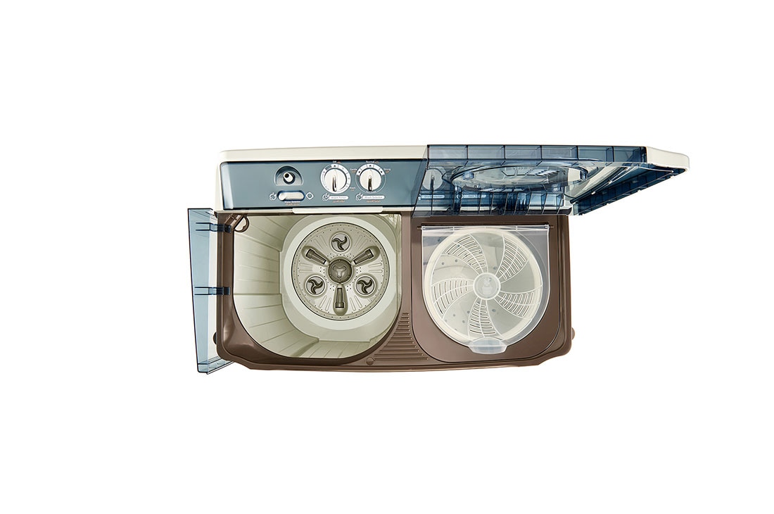 LG 14/10kg, Plastic Body, Roller Jet Pulsator, Collar Scubber, Soak, Dark Blue, P1961RWNT, P1961RWNT, thumbnail 7