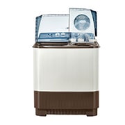 LG 14/10kg, Plastic Body, Roller Jet Pulsator, Collar Scubber, Soak, Dark Blue, P1961RWNT, P1961RWNT, thumbnail 2