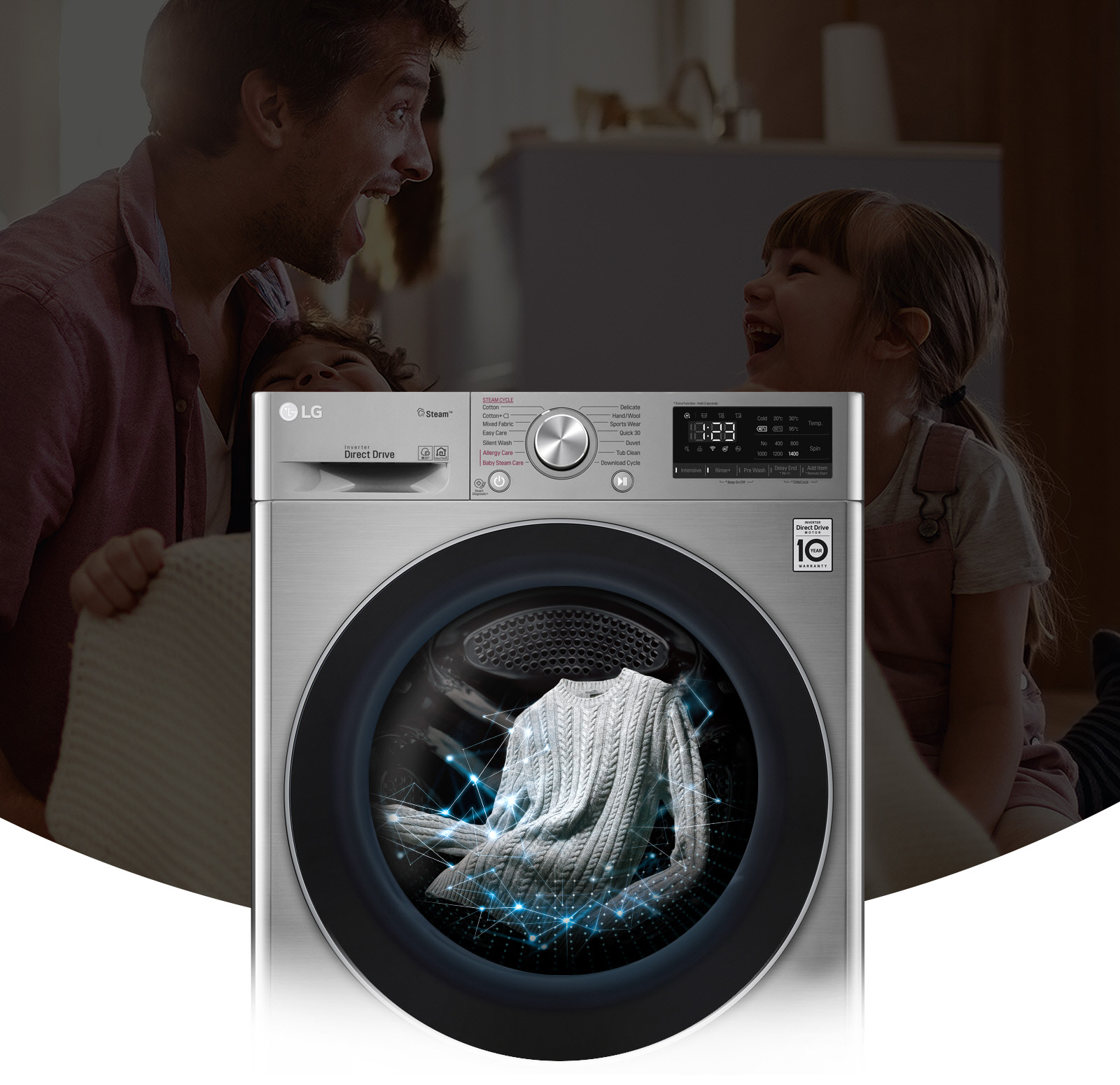 Front Loader Washing Machine F4V5VYP2T LG Levant