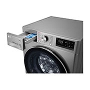 LG Front Load Washer 9kg, AI Direct Drive Motor, Steam, Silver Color, F4V5VYP2T, F4V5VYP2T, thumbnail 6