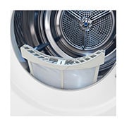 LG Energy Saving Dryer, 9kg, White, Drying with Dual Heat Pump, Drum 2, RC10V7WDK, thumbnail 5