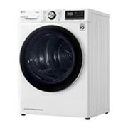 LG Energy Saving Dryer, 9kg, White, Drying with Dual Heat Pump, Right, RC10V7WDK, thumbnail 10