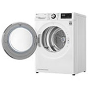 LG Energy Saving Dryer, 9kg, White, Drying with Dual Heat Pump, Right open, RC10V7WDK, thumbnail 12