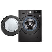 LG 9/6kg Front Load Washer & Dryer, AI DD™, TurboWash™360˚, Black Steel Color, F4V9VCP2E, F4V9VCP2E, thumbnail 3