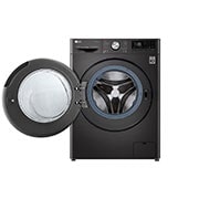 LG 9/6kg Front Load Washer & Dryer, AI DD™, TurboWash™360˚, Black Steel Color, F4V9VCP2E, F4V9VCP2E, thumbnail 2