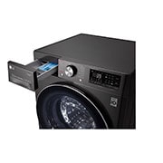 LG 9/6kg Front Load Washer & Dryer, AI DD™, TurboWash™360˚, Black Steel Color, F4V9VCP2E, F4V9VCP2E, thumbnail 5