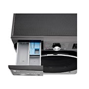 LG 9/6kg Front Load Washer & Dryer, AI DD™, TurboWash™360˚, Black Steel Color, F4V9VCP2E, F4V9VCP2E, thumbnail 7