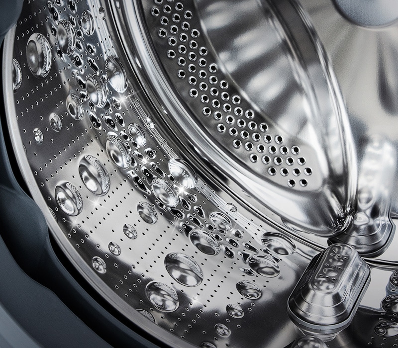 The inside image of the washing machine where the Stainless Lifter can be seen.