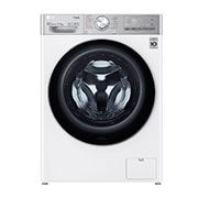 LG 12/8kg Front Load Washer & Dryer, AI DD™, TurboWash™360˚, White Color, front view, WDV1260WRP, thumbnail 1