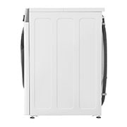 LG 12/8kg Front Load Washer & Dryer, AI DD™, TurboWash™360˚, White Color, side view, WDV1260WRP, thumbnail 14