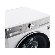 LG 12/8kg Front Load Washer & Dryer, AI DD™, TurboWash™360˚, White Color, top part and controller top view, WDV1260WRP, thumbnail 3