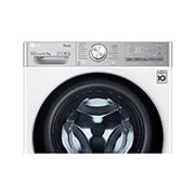 LG 12/8kg Front Load Washer & Dryer, AI DD™, TurboWash™360˚, White Color, top part and controller top view, WDV1260WRP, thumbnail 6