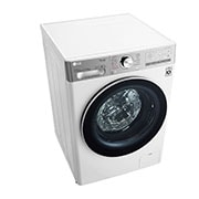 LG 12/8kg Front Load Washer & Dryer, AI DD™, TurboWash™360˚, White Color, top part view with drawer opened, WDV1260WRP, thumbnail 8