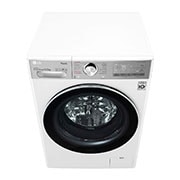 LG 12/8kg Front Load Washer & Dryer, AI DD™, TurboWash™360˚, White Color, top perspective view, WDV1260WRP, thumbnail 9