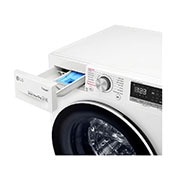 LG Front Load Washer 9kg, AI Direct Drive Motor, Steam, White Color, F4V5VYP0W, F4V5VYP0W, thumbnail 5