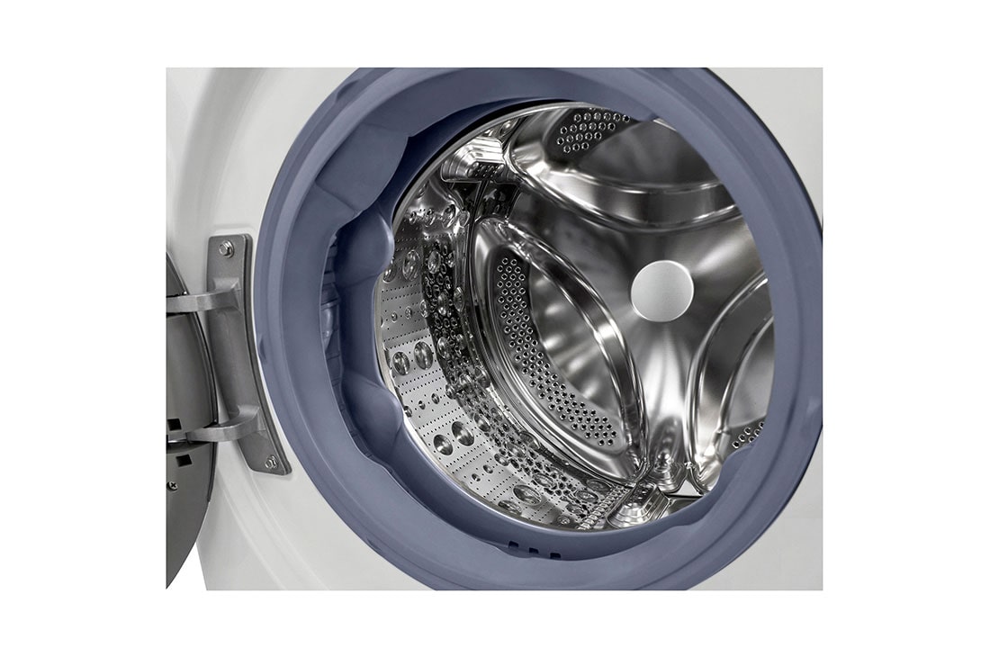 LG Front Load Washer 9kg, AI Direct Drive Motor, Steam, White Color, F4V5VYP0W, F4V5VYP0W, thumbnail 4