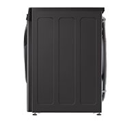 LG 12/8kg Front Load Washer & Dryer, AI DD™, TurboWash™360˚, Black Steel Color, side, WDV1260BRP, thumbnail 14