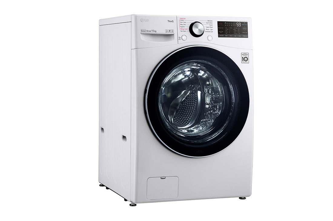 LG Washer 15kg with AI Direct Drive, Steam, White Color, WL91H02PN, WL91H02PN, thumbnail 3