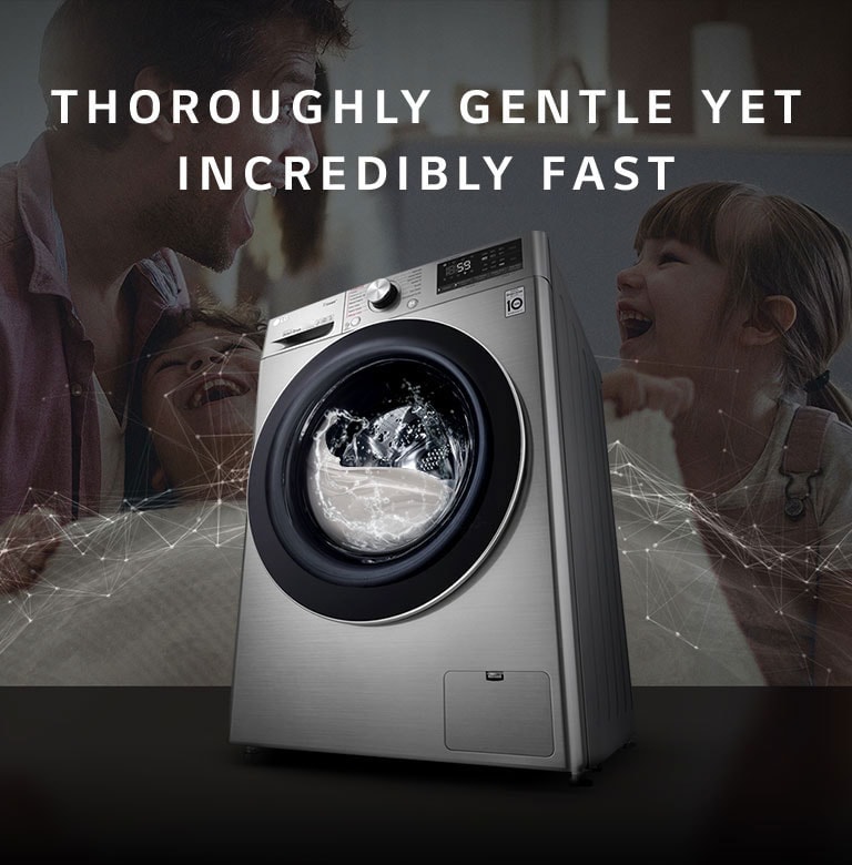 Lg 15kg front loader washing machine hotsell