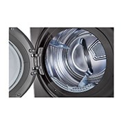 LG Single Unit Front Load 17/16kg LG WashTower™ with Centre Control™, Black Steel Color, Drum_Dryer, WT1716BRK, thumbnail 6