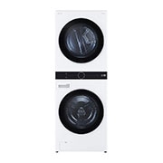 LG Single Unit Front Load 17/16kg LG WashTower™ with Centre Control™, White Color, Front_LightOff, WT1716WRK, thumbnail 2