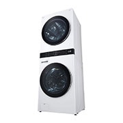 LG Single Unit Front Load 17/16kg LG WashTower™ with Centre Control™, White Color, Right Side View , WT1716WRK, thumbnail 11