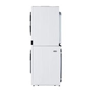 LG Single Unit Front Load 17/16kg LG WashTower™ with Centre Control™, White Color, Right Side View, WT1716WRK, thumbnail 14