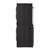 LG Single Unit Front Load 21/16kg LG WashTower™ with Centre Control™,  Black Steel color, Right Side View, WT2116BRK, thumbnail 14