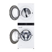 LG Single Unit Front Load 21/16kg LG WashTower™ with Centre Control™,  White color, FrontOpen, WT2116WRK, thumbnail 3