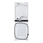 LG Single Unit Front Load 21/16kg LG WashTower™ with Centre Control™,  White color, Back View , WT2116WRK, thumbnail 15