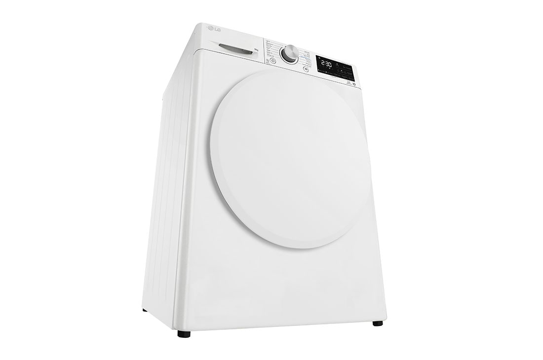LG Energy Saving Dryer, 9kg, White, Capable Drying with Dual Heat Pump, Right, RH90V3AV0N, thumbnail 11