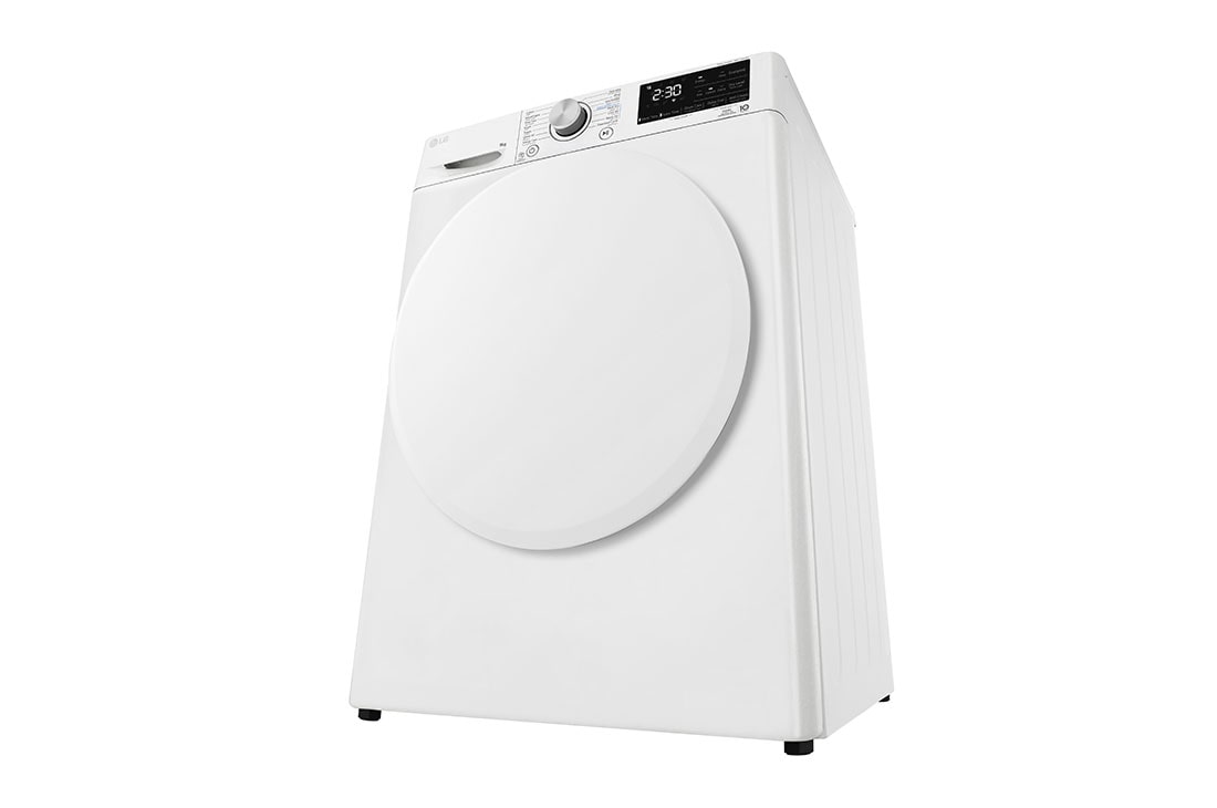 LG Energy Saving Dryer, 9kg, White, Capable Drying with Dual Heat Pump, Left, RH90V3AV0N, thumbnail 12