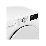 LG Energy Saving Dryer, 9kg, White, Capable Drying with Dual Heat Pump, Detail 1, RH90V3AV0N, thumbnail 7