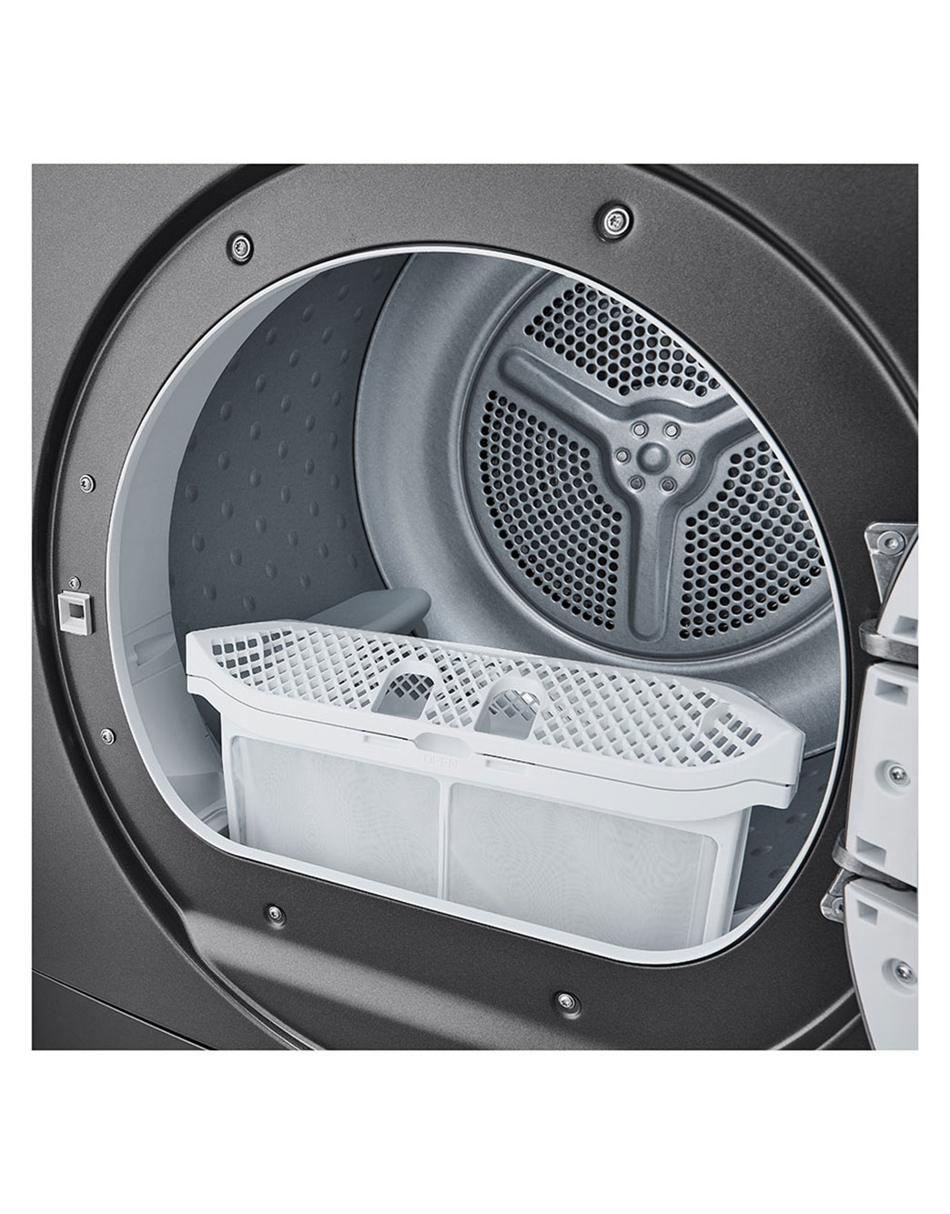 LG Heat Pump Dryer, 8kg Capacity, A++, Dark Silver color LG Levant