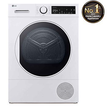 Lave-linge professionnel LG - Sèche-linge électrique semi-professionnel à  évacuation - 11 kg - SHLG11E, SHLG11E