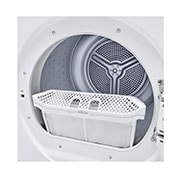 LG Heat Pump Dryer, 8kg Capacity, A++, White color, top, RH80T2AP6RM, thumbnail 5
